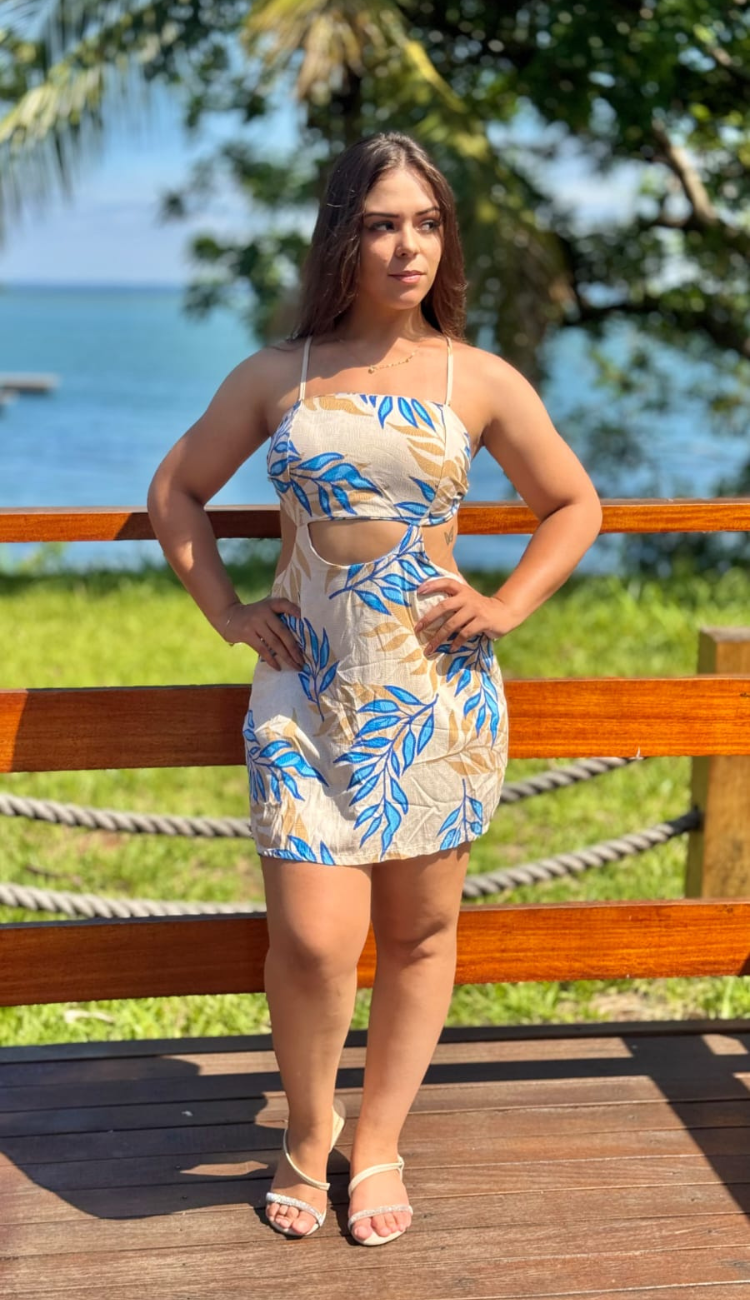 Vestido Macaquinho Feminino (Tamanho Único)