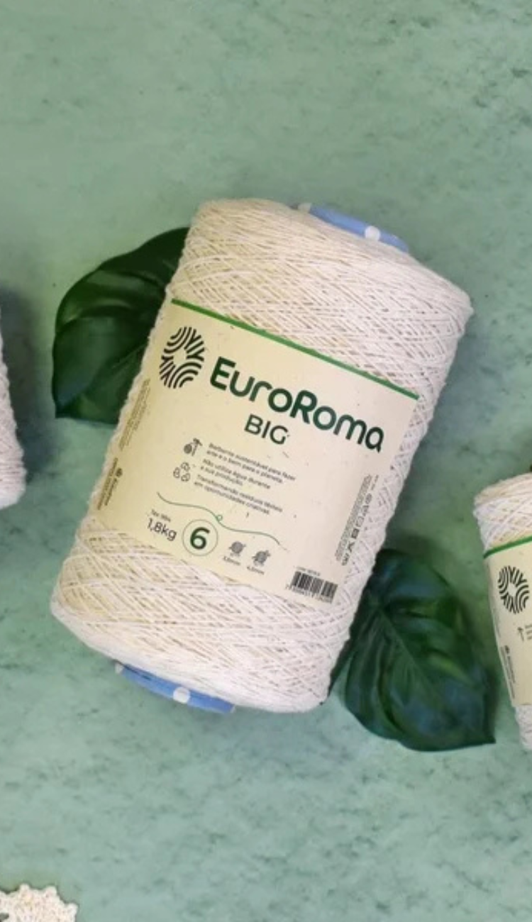 Barbante EuroRoma Big Cone 1.8 Kg Número 6